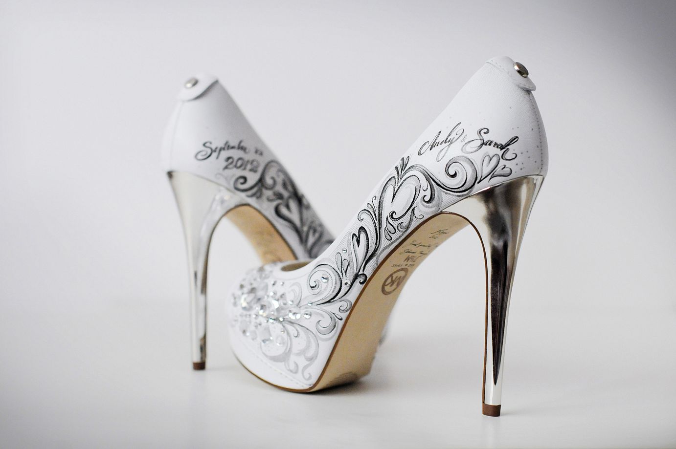 custom wedding heels online -